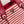 CC 26 Striped Woven Beach Bag 46 Red in Cowhide