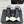 Chanel 26C Chain Bow Chunky Heel Sandals Black White in Cowhide 615986