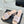 Chanel 26C Camellia Wood Grain Platform Sandals Pink in Leather 615915