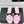 Mules Chanel 26C Double C nœud rose en maille 615710