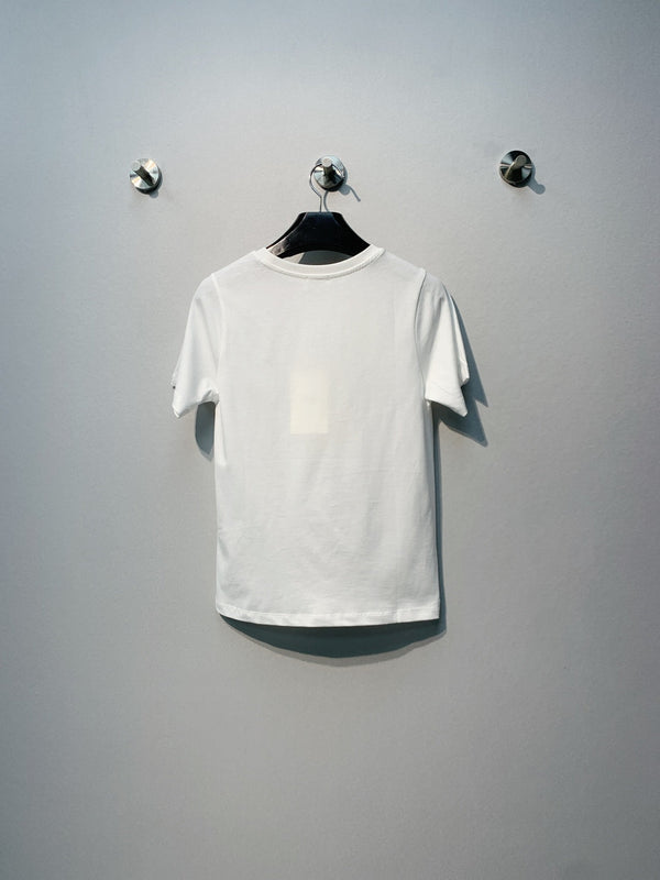 Celine 26SS  White Short-Sleeve T-Shirt in Cotton 101585