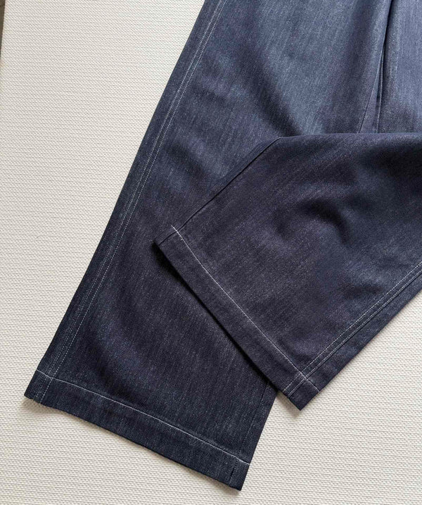 Celine 26SS Straight-leg jeans Navy Blue in Denim 943329