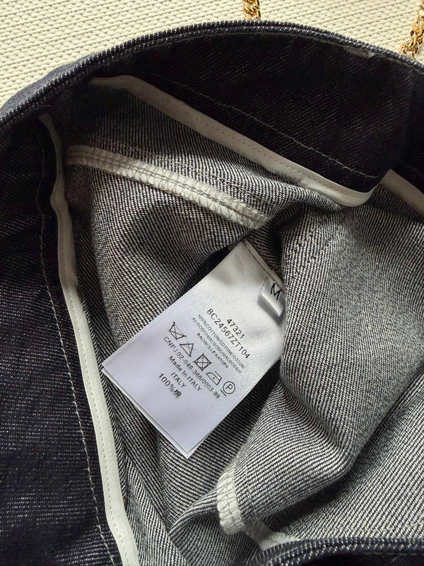 Celine 26SS Straight-leg jeans Navy Blue in Denim 943329