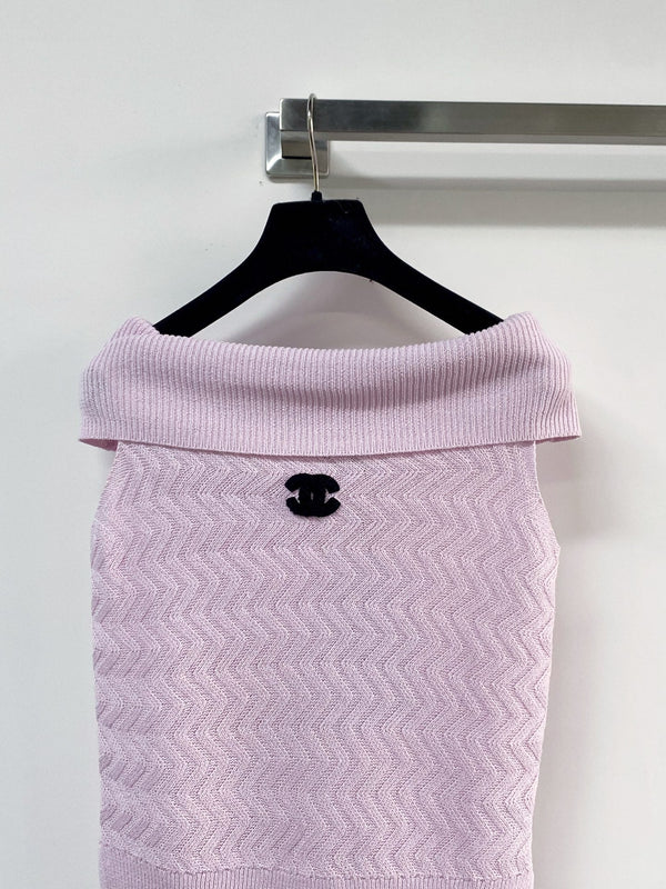 Gilet Chanel Rose en Laine 125463