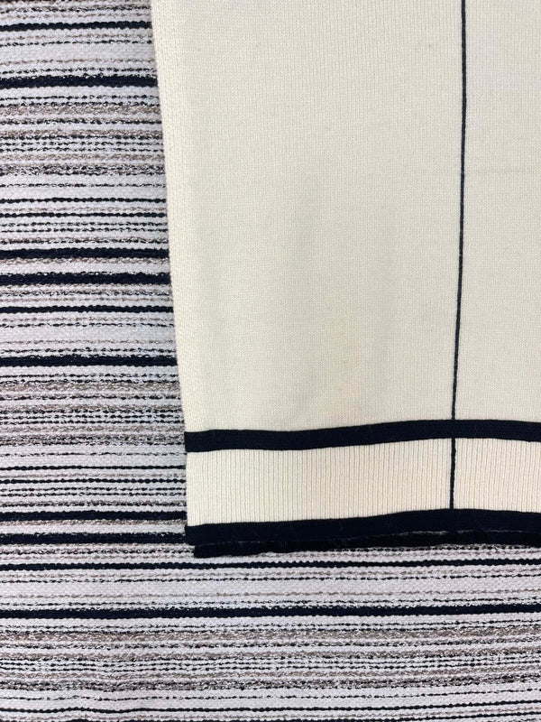 Gilet Chanel Crème en Cachemire 133571