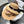 Chapeau de paille Chanel Beige Jaune Noir en Raffia 192106