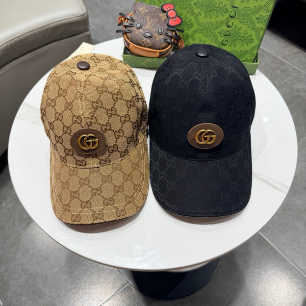 Gucci Baseball Cap Brown in Canvas 194028