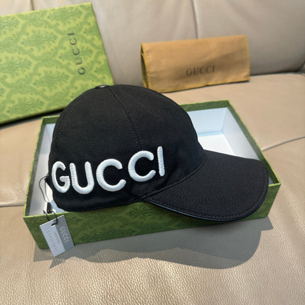 Gucci Baseball Cap Black in Canvas 193826