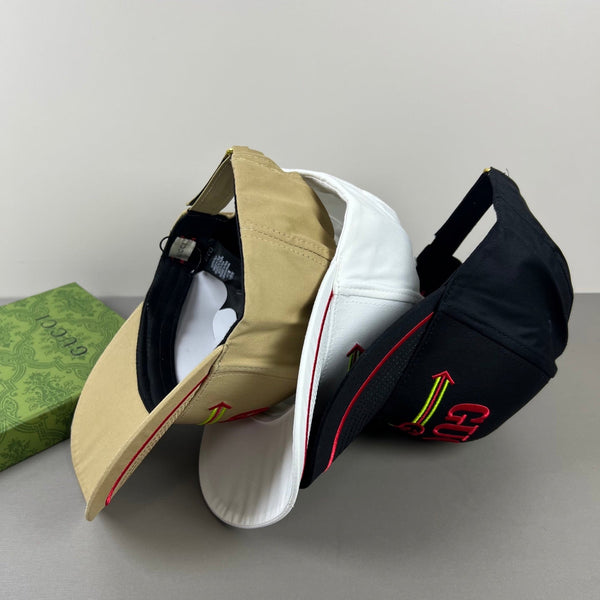 Casquette de baseball Gucci beige en tissu 194177