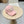 Casquette Chanel en tissu rose avec chaîne 192197