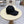 Casquette Chanel en Tissu Noir avec Perles Lourdes 192120