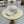 Casquette de baseball Chanel en toile blanc cassé ornée de perles 192119