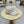 Casquette de baseball Chanel en toile blanc cassé ornée de perles 192119