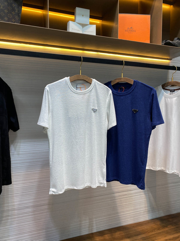PRA26SS Basic Crew Neck Short-Sleeve T-Shirt in Cotton 902568