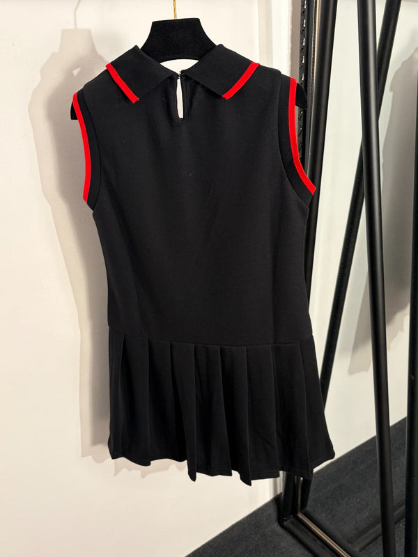 GG Vest Dress in Cotton