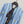 GG Chain Series Print Shirt Blue in Silk Twill 144472