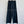 Pantalon large taille haute Chanel 2026 bleu marine en coton 162156