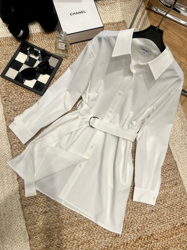 Chanel 26 Shirt White in Cotton 161733