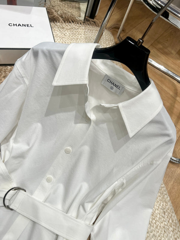 Chanel 26 Shirt White in Cotton 161733
