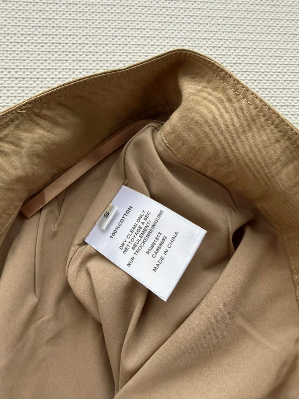 Short Hermès 26SS Kaki Marron en Coton 943345