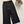 Hermès 26SS Pantalon Large Court Noir en Coton 938210