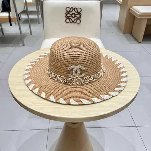 Chapeau de paille Chanel 25 beige 197912