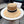 Chanel Chapeau de paille Beige Noir en Raffia 197755