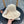Bob Chanel à large bord crème en tissu 197793