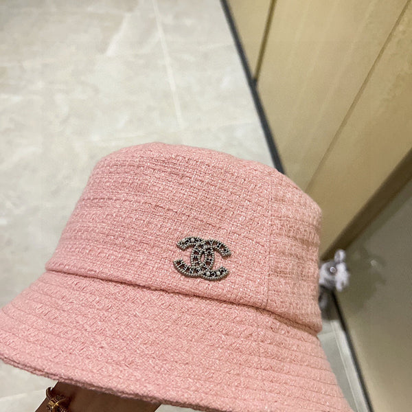 Chanel Chapeau Bob Rose en Tissu 197685