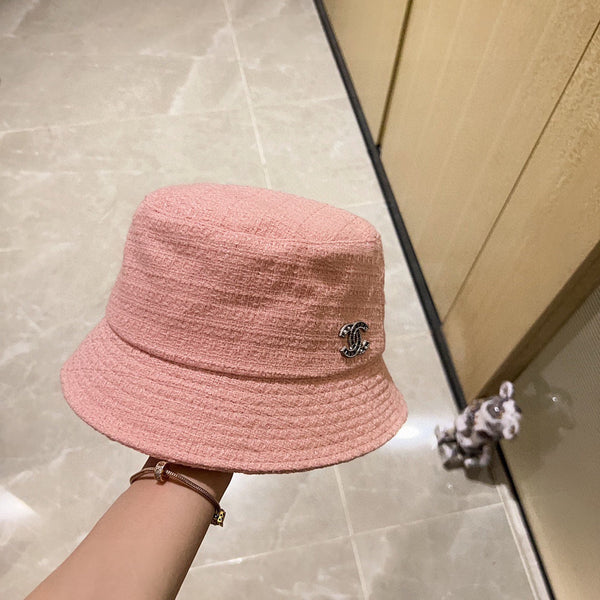Chanel Chapeau Bob Rose en Tissu 197685
