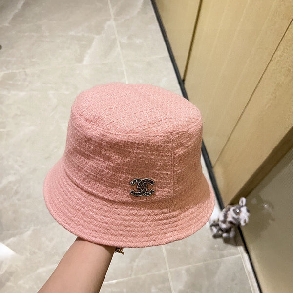 Chanel Chapeau Bob Rose en Tissu 197685