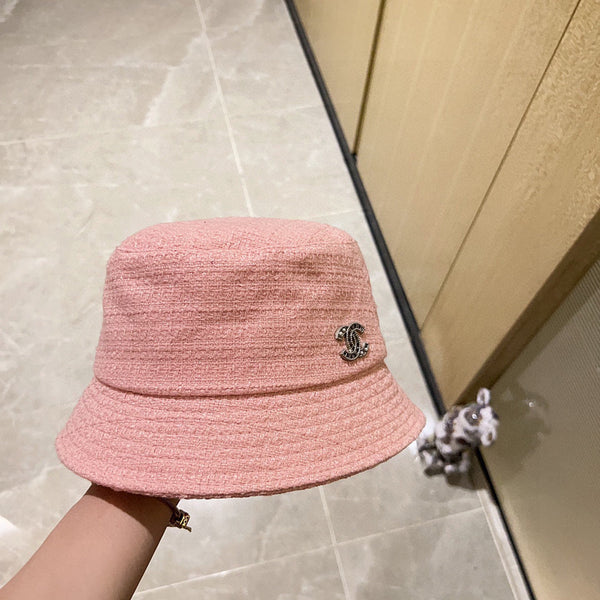 Chanel Chapeau Bob Rose en Tissu 197685