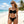 Chanel  Two-piece Bikini Swimsuit with Underwire Black in Cotton 195162