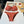 Chanel Maillot de bain deux pièces avec armatures, orange terreux, en coton 195161