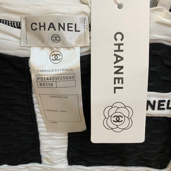 Maillot de bain une pièce Chanel noir en coton 195027