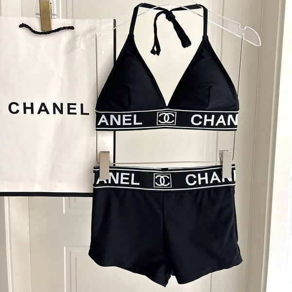 Chanel Bikini Noir en Coton 201856