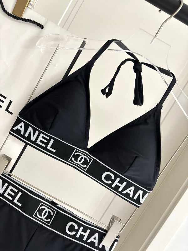 Chanel Bikini Noir en Coton 201856