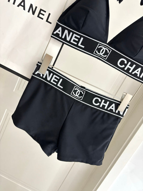 Chanel Bikini Noir en Coton 201856