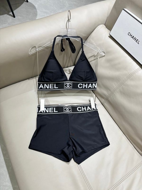 Chanel Bikini Noir en Coton 201856