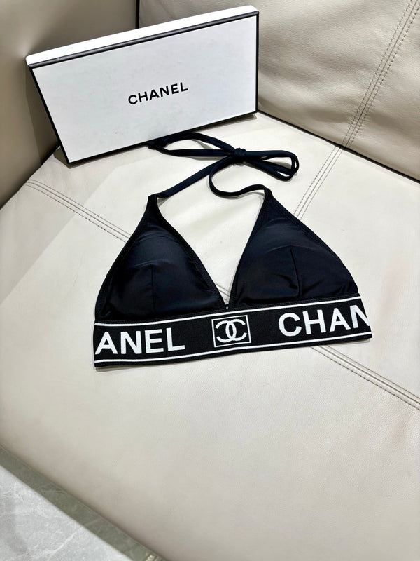 Chanel Bikini Noir en Coton 201856
