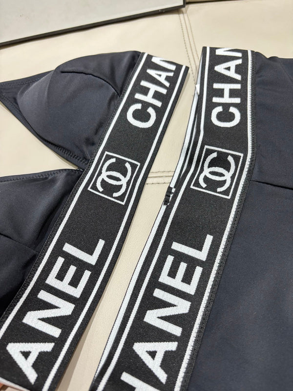 Chanel Bikini Noir en Coton 201856