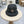 Chanel vintage Chapeau Ornements perles Noir en Paille 201641