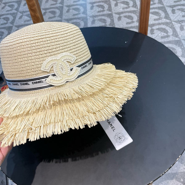 Chanel Bob Crème en Paille 205629