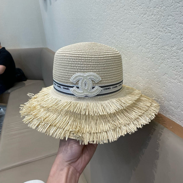 Chanel Bob Crème en Paille 205629