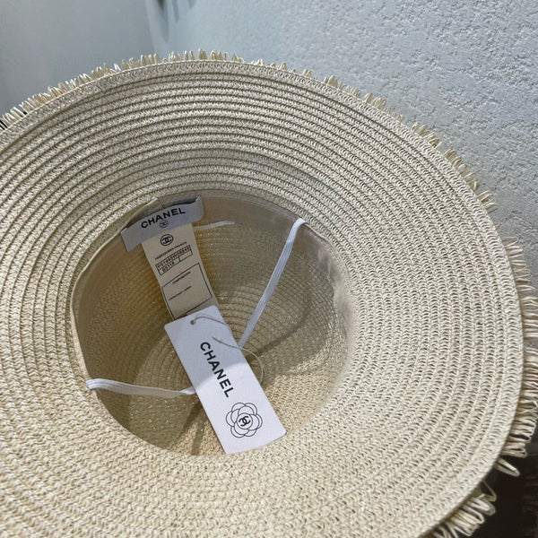 Chanel Bob Crème en Paille 205629