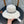 Chapeau cloche Chanel blanc en paille 205628