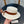 Chapeau tressé Chanel avec bride en cuir blanc en coton 205615