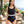 Maillot de bain une pièce Chanel noir en coton polyester 204692