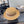 Chanel Chapeau de paille élégant à dessus plat beige 205391