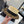 Chapeau Chanel en paille de raphia beige et noir 205379